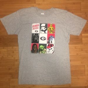 UGA Bulldogs x Star Wars collab tee